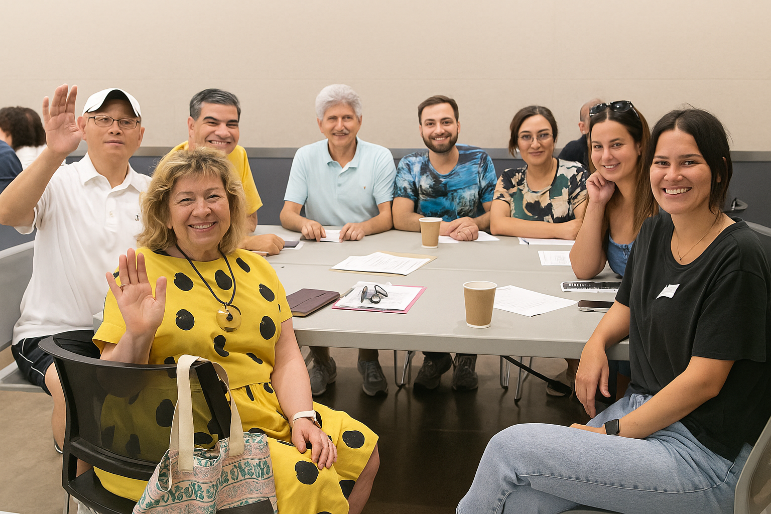 Business professional improving English skills